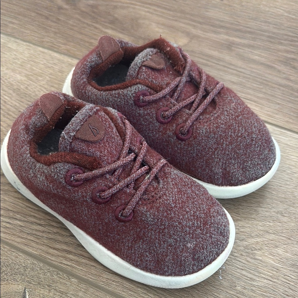 Kids Maroon Allbirds Sneakers